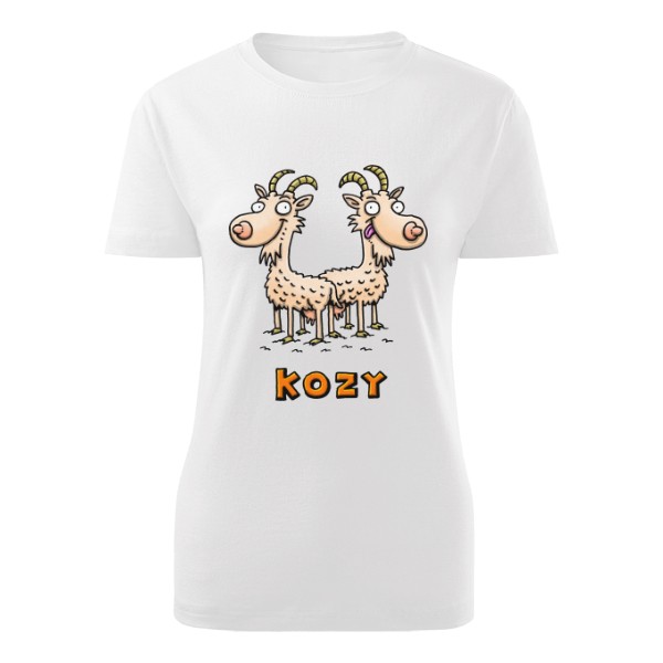 Tričko s potiskem Kozy