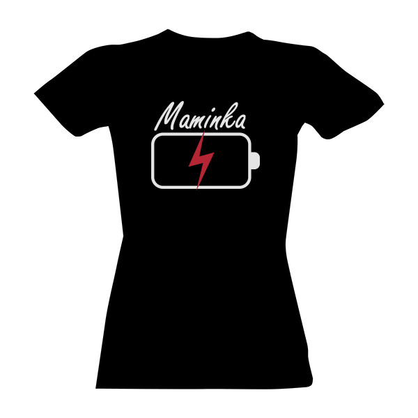 Tričko s potiskem Maminčina energie