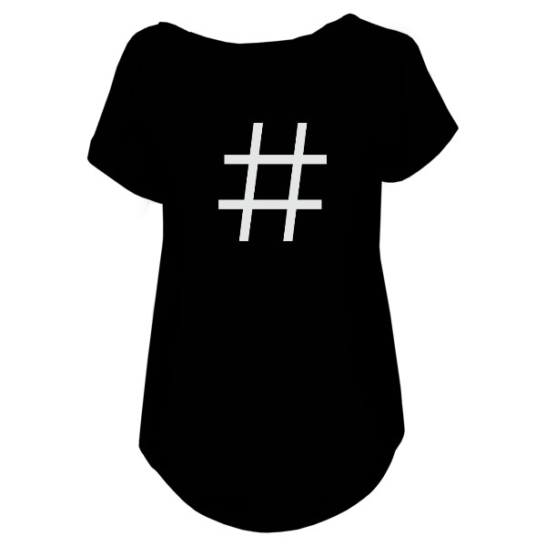 Tričko s potiskem HASHTAG