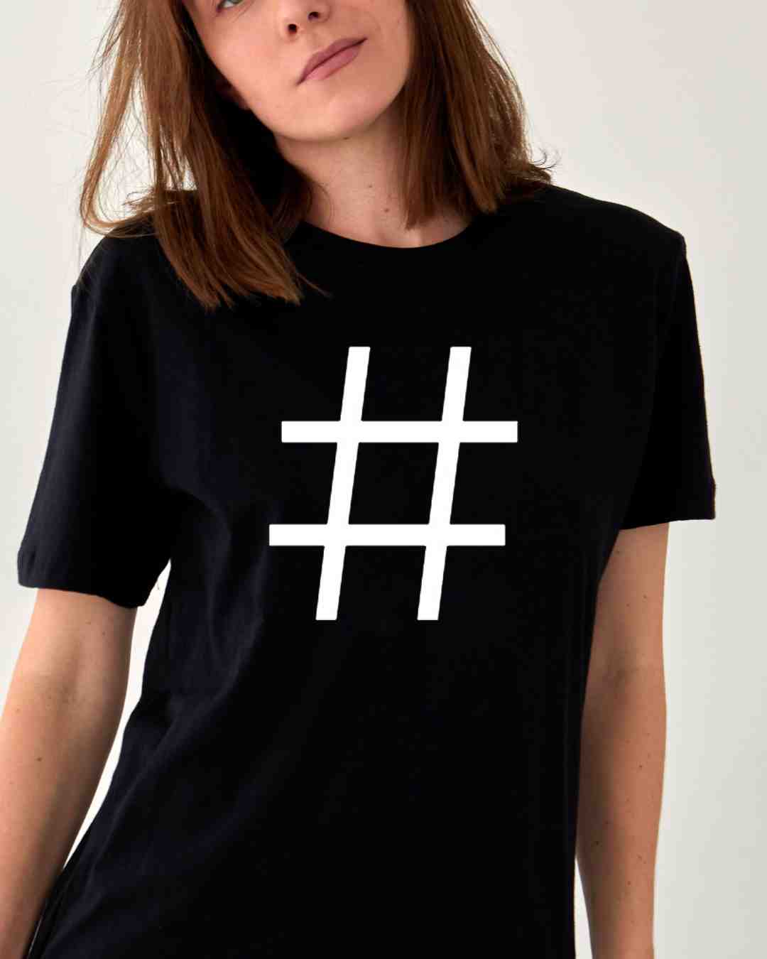 Tričko s potiskem HASHTAG